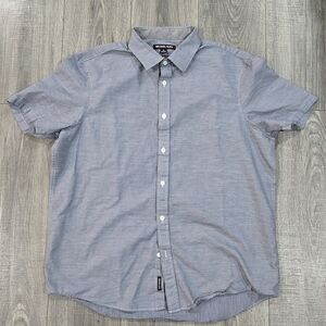 Michael Kors Sky Blue Casual Button-Down Shirt